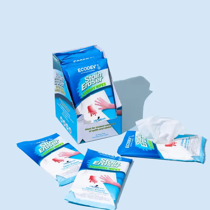 Stain Eraser Laundry Wipes - 20 Wipes