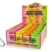 Wish Sanitizing Hand Wipes 20CT Display