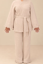 Muslin Noor Set - Beige