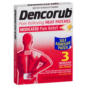 Dencorub Pain Relieving Heat Patches 3 Pack