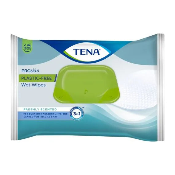 TENA ProSkin Plastic-Free Wet Wipes