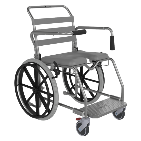 Aspire Weight Bearing Platform Shower Commode - Self Propelled
