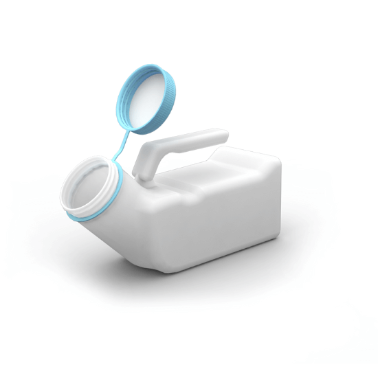 Aspire Male Urinal with Lid