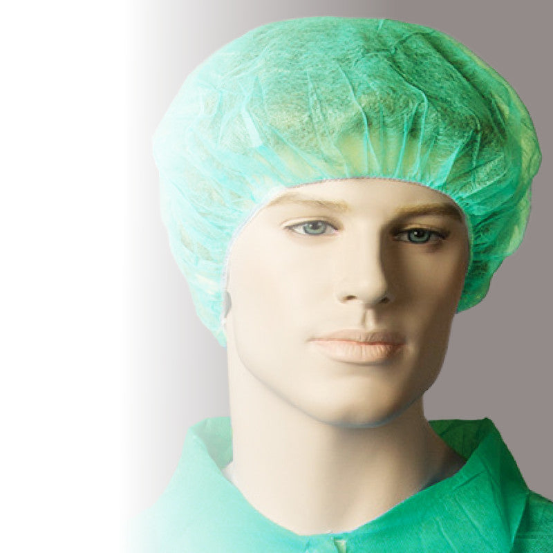 Bastion Polypropylene Bouffant Caps