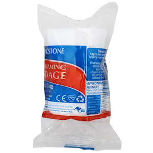 Conforming Bandage with Clips, 50mm x 4 Metres Stretched Length (1.5 Metres Unstretched), 12/Pack