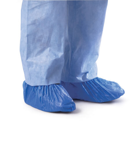 Medline Shoe Cover One Size Fits All - Blue
