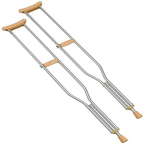 Livingstone Underarm Crutches - Aluminum