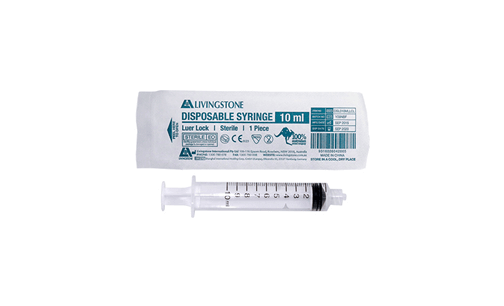 Livingstone Syringes Luer Lock Tip - All Sizes