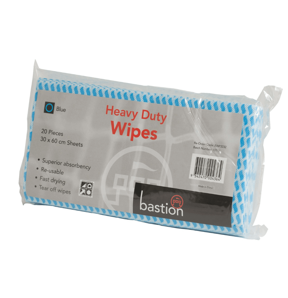 Heavy Duty Wipes - 20 Sheets