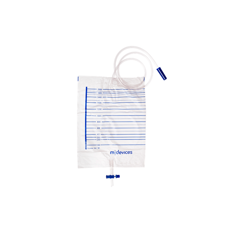 Urine Bag T-Tap Non-Return Valve 2000mL - All Sizes