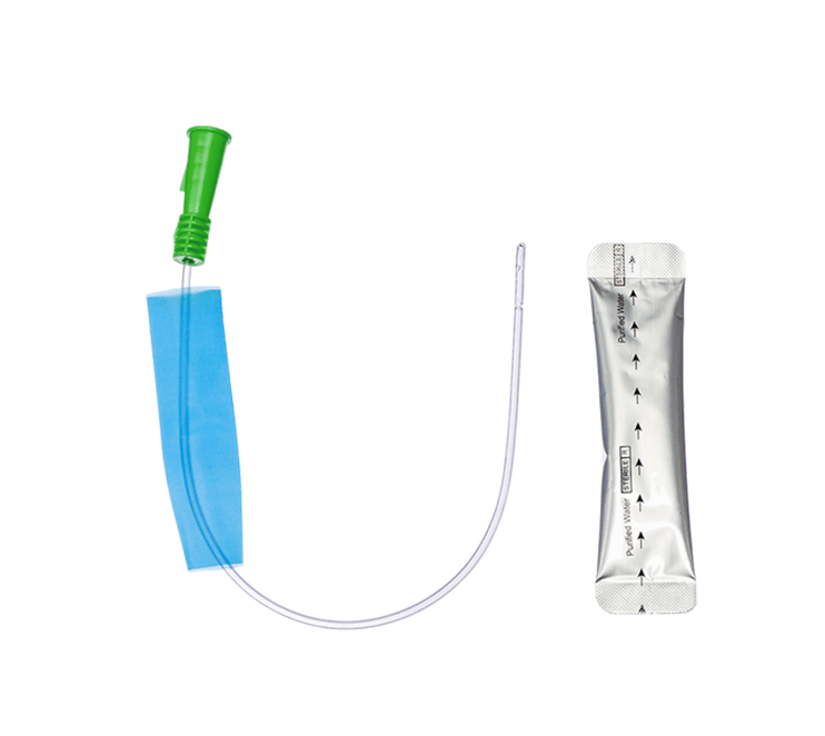 Nelaton Hydrophilic Coated Catheter with Water Sachet Standard Tip 30cm Paediatric - All Sizes