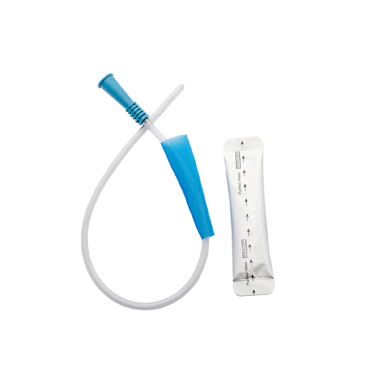 Nelaton Hydrophilic Coated Catheter with Water Sachet Standard Tip 40cm Male - All Sizes
