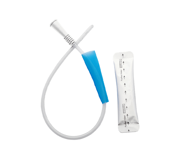 Nelaton Hydrophilic Coated Catheter with Water Sachet Standard Tip 40cm Male - All Sizes
