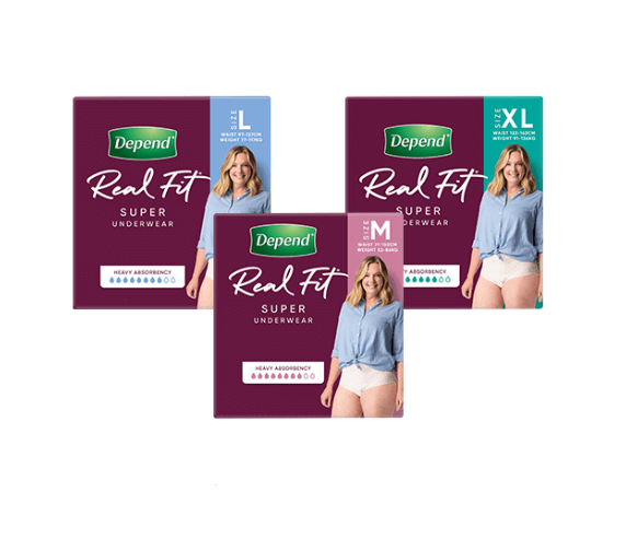 Depend Real Fit Super for Women