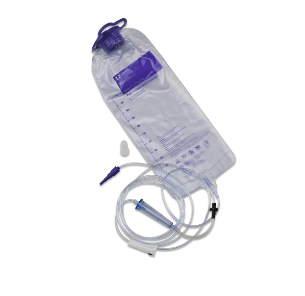 Kangaroo Joey 1000mL Feed Set with Inline Medication Port Sterile