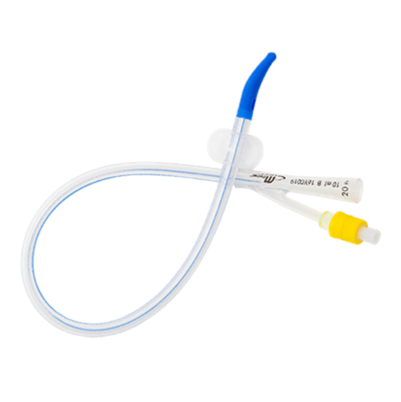 Foley Catheter 2-Way Tiemann Tip 41cm with 10mL Balloon Unisex - All sizes