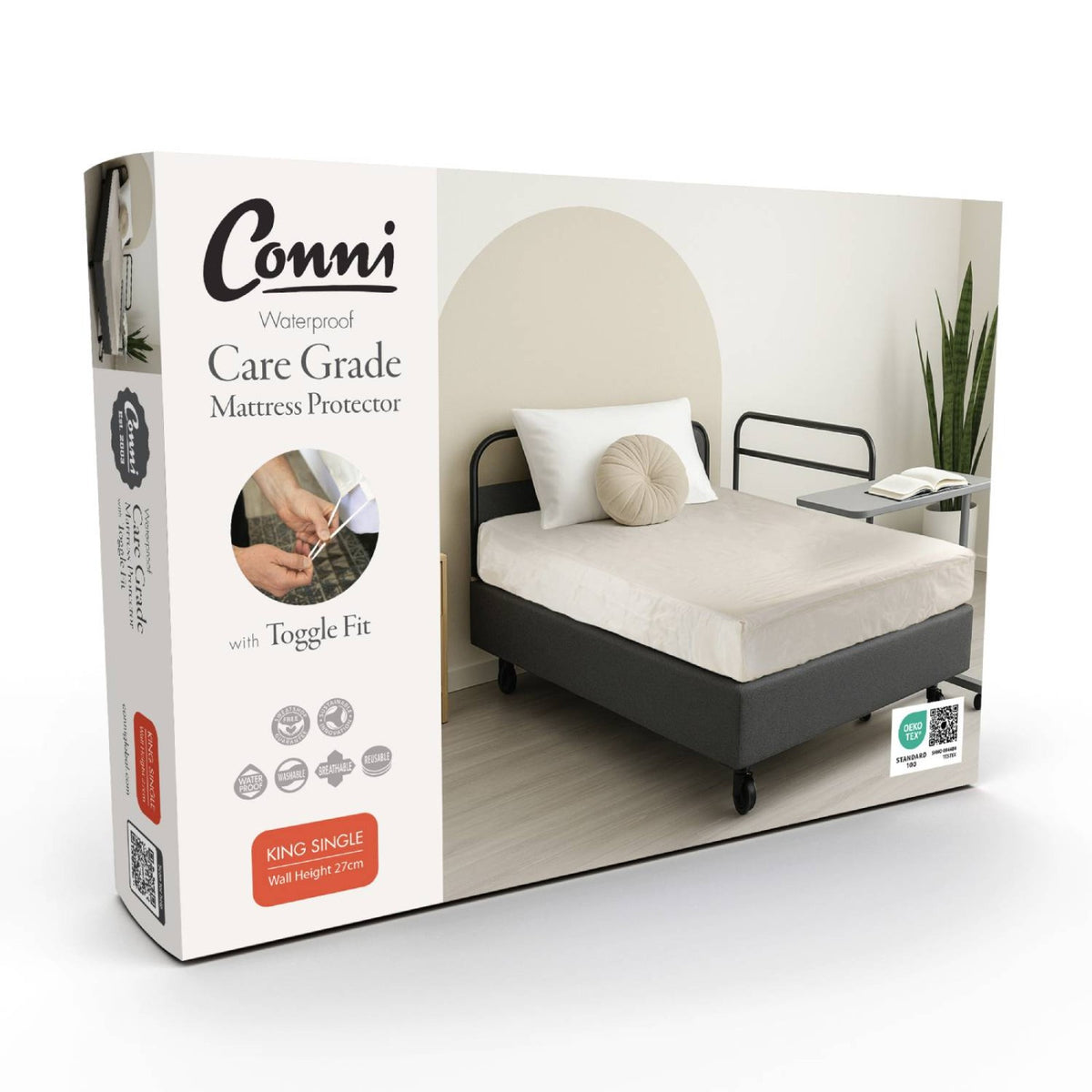Conni Care Grade Mattress Protector with Toggle Fit