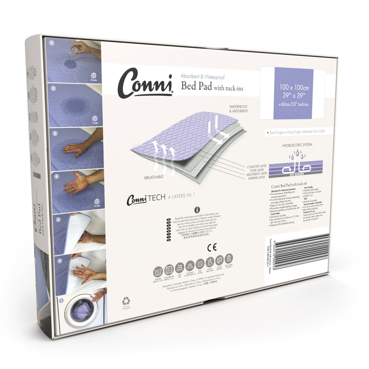 Conni Reusable Bed Pad