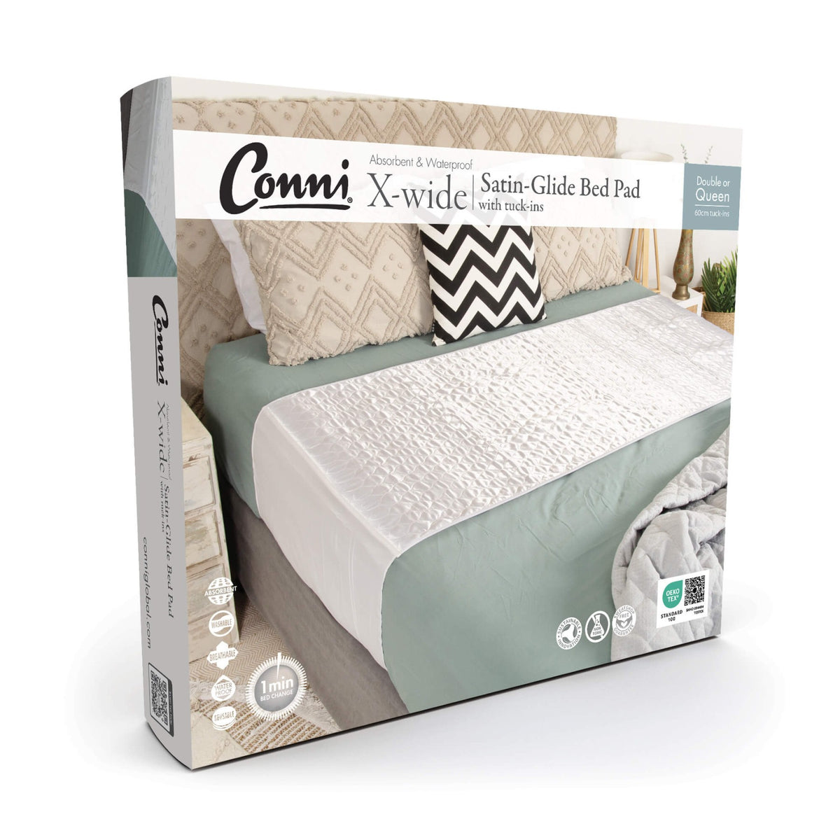 Conni X-Wide Bed Pad with Tuck-ins