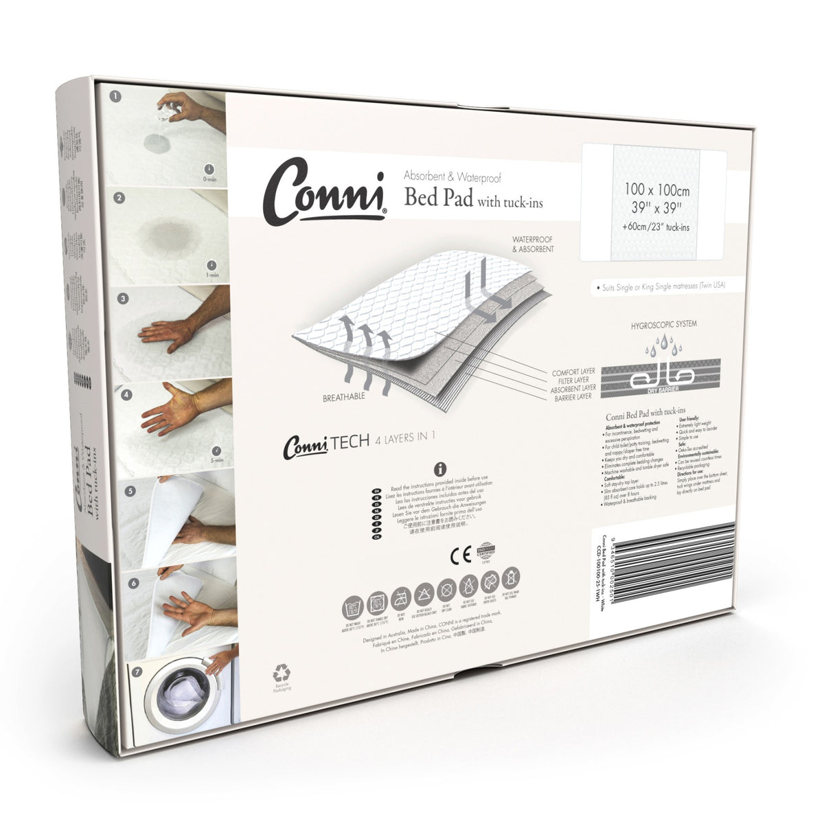 Conni Reusable Bed Pad