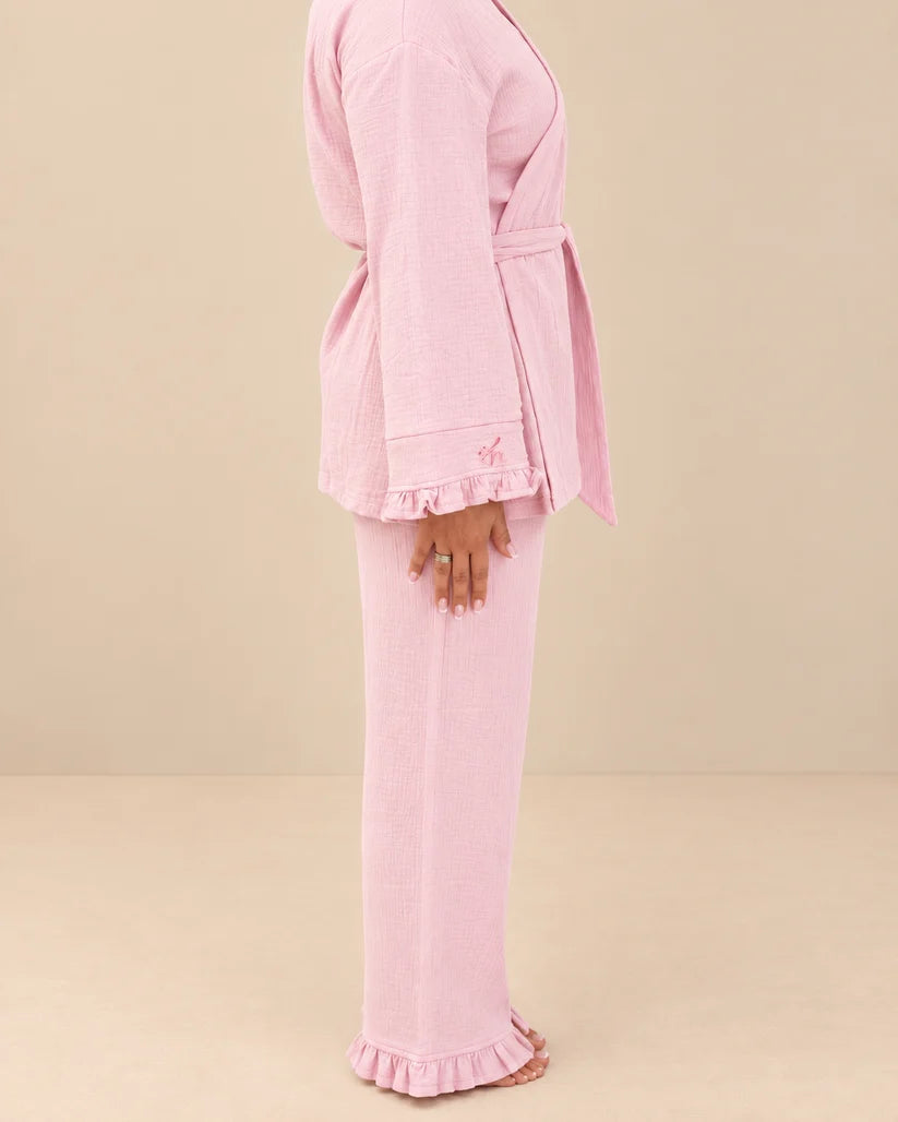 Muslin Noor Set - Pink
