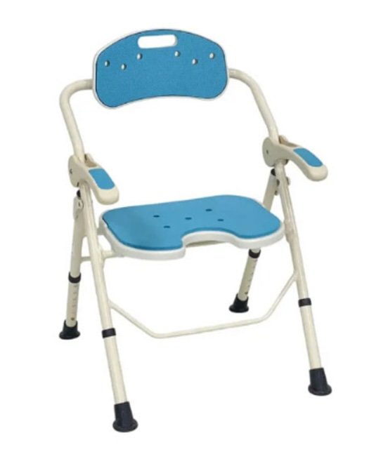 Folding Shower Chair Blue