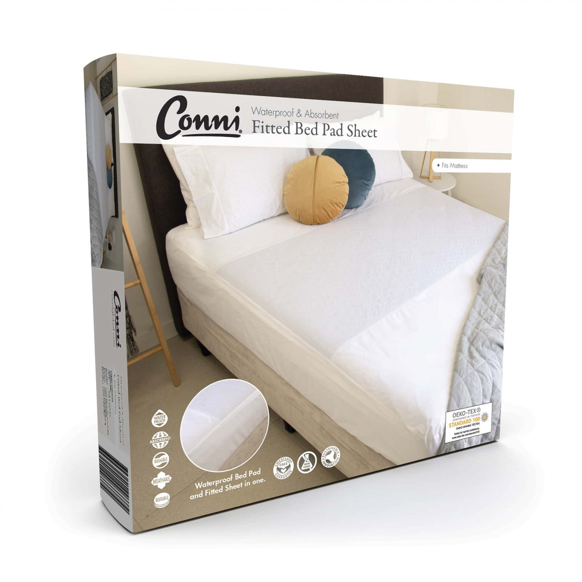 Conni Fitted Bed Pad Sheet