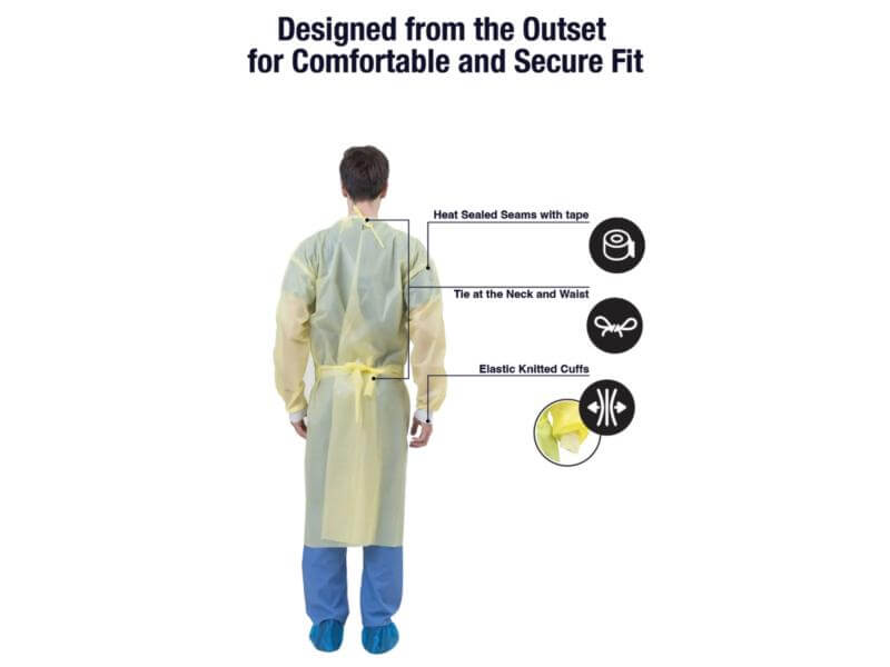 AAMI Level 4 Disposable Isolation Gown