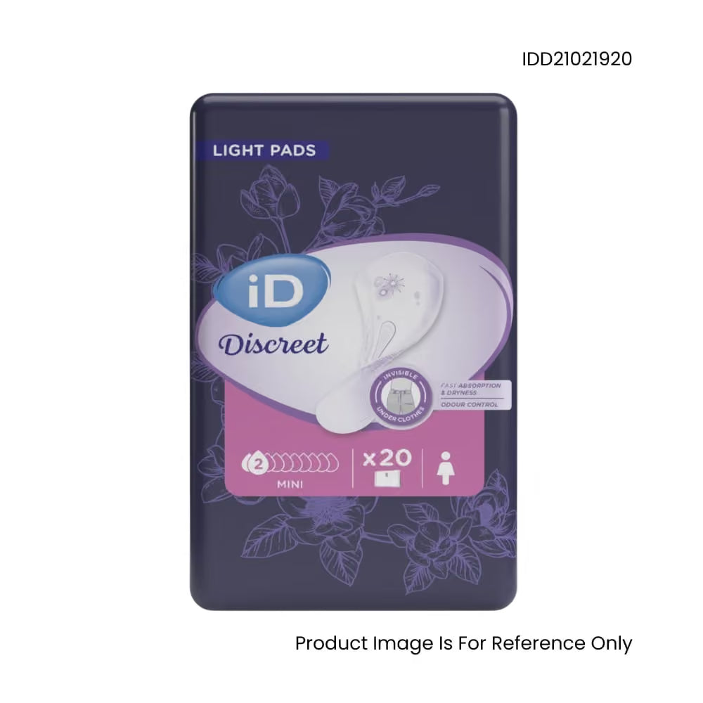 iD Discreet Pad Light Mini Women 191ml - Pack of 20
