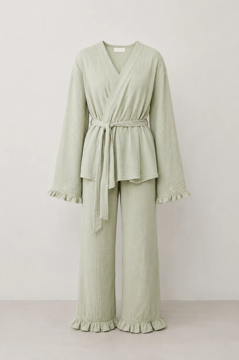 Muslin Noor Set – 100% Cotton Pajama Set