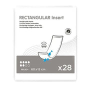 Ontex PAD MAXI RECTANGULAR 15 x 60cm UNISEX 1050mL WHITE (PKT x 28)