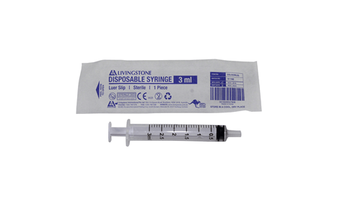 Livingstone Syringe - Luer Slip Tip