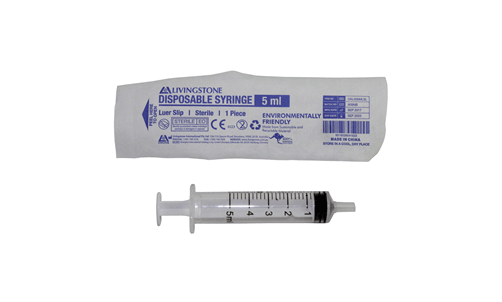 Livingstone Syringe - Luer Slip Tip
