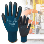 Bastion Madrid Green Nylon/Spandex Gloves