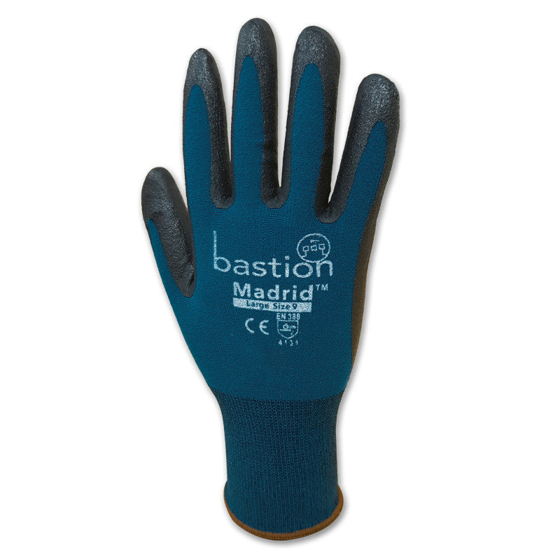 Bastion Madrid Green Nylon/Spandex Gloves