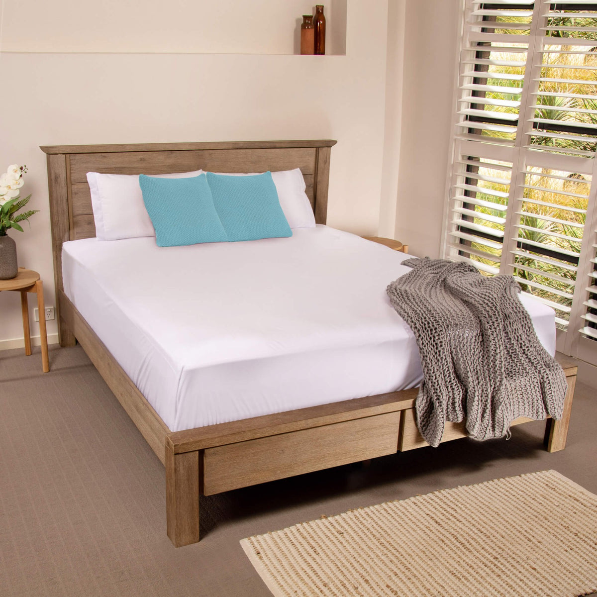 Conni Micro-Plush Waterproof Flat Sheet