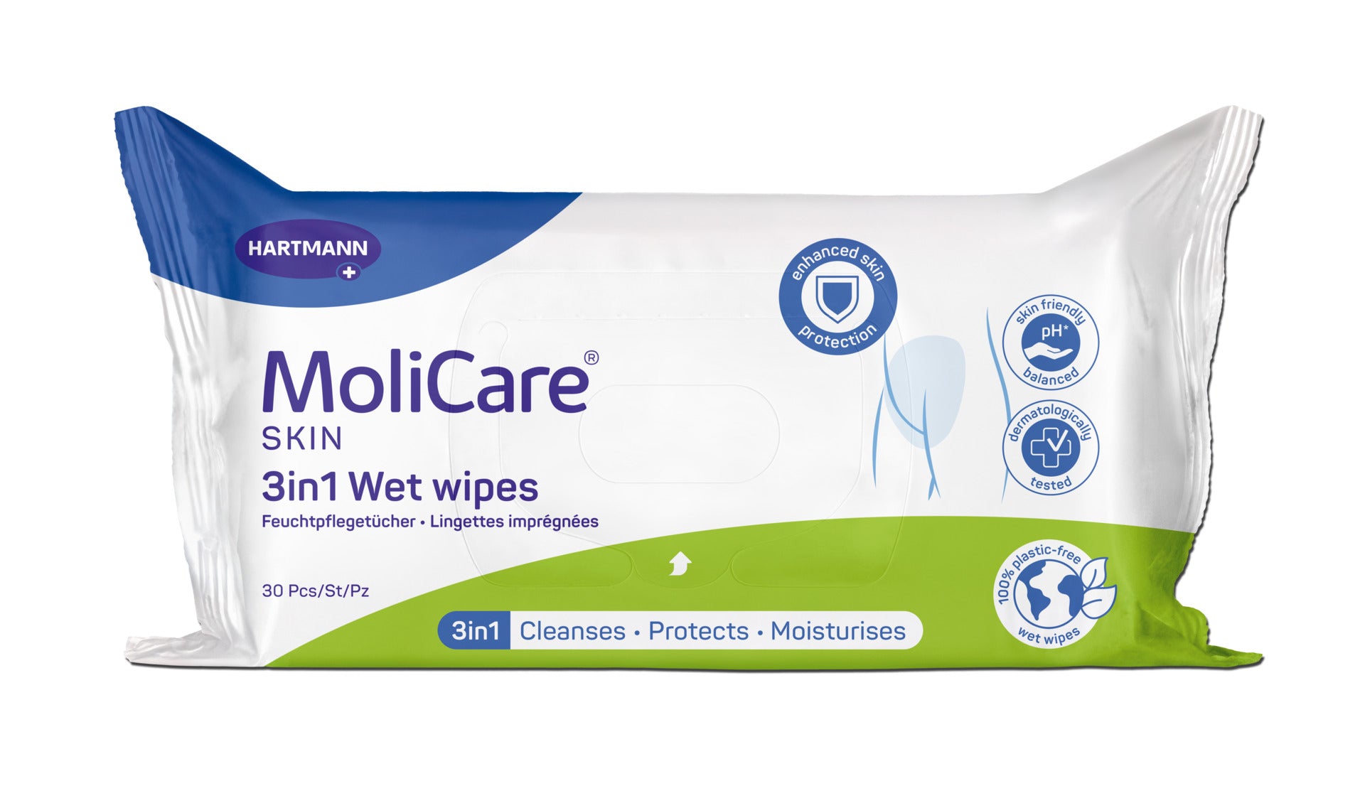 MoliCare Skin 3in1 Wet Wipes