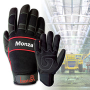 Bastion Monza Black Mechanics Gloves