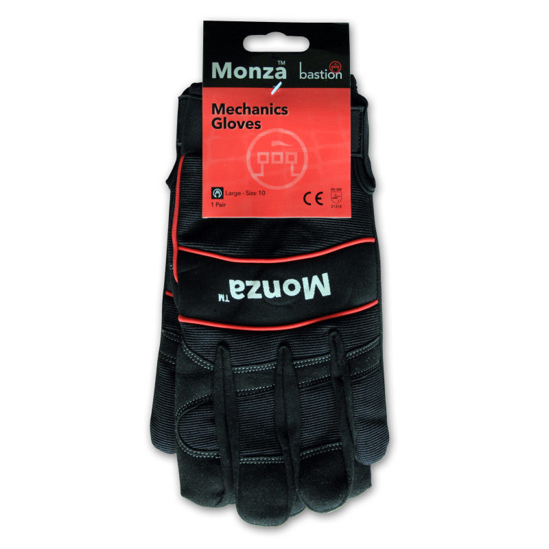 Bastion Monza Black Mechanics Gloves