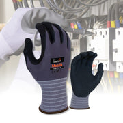 Bastion Motala 15G Grey Nylon/Spandex Liner Gloves