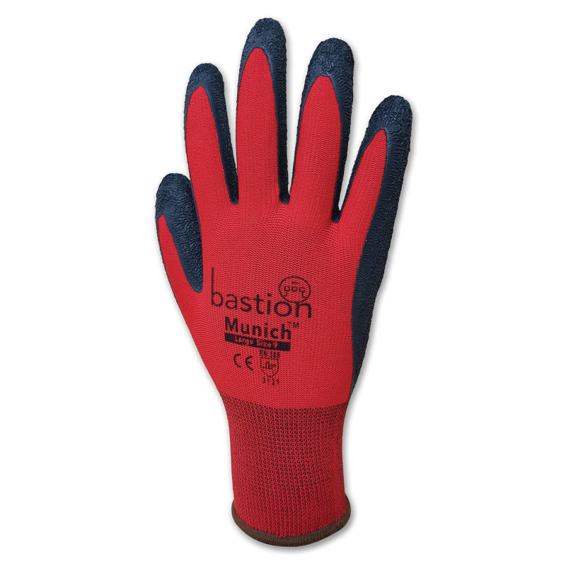Bastion Munich Red Nylon Gloves