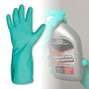 Bastion Nitrile 330 Solvent Resistant Flocklined Gloves - Green