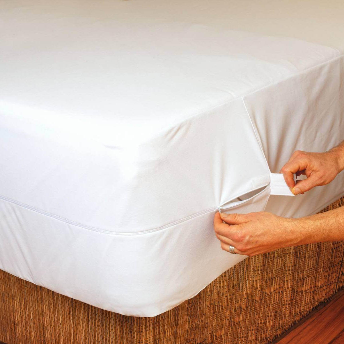 Conni Premium Waterproof Mattress Encasement with Micro-Plush Technology