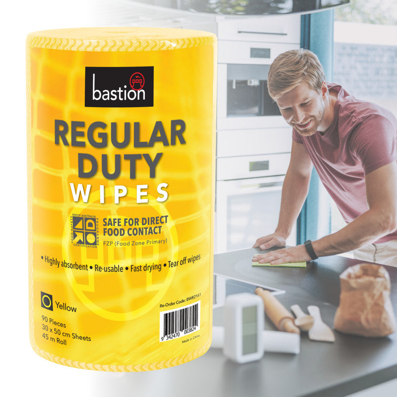 Bastion Regular Duty Wipes - Roll
