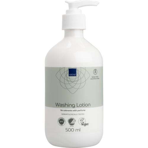 Abena Washing Lotion, Waterless, 500mL Pump Bottle