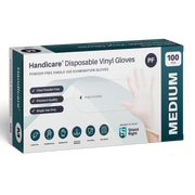 HandiCare Clear Vinyl Gloves