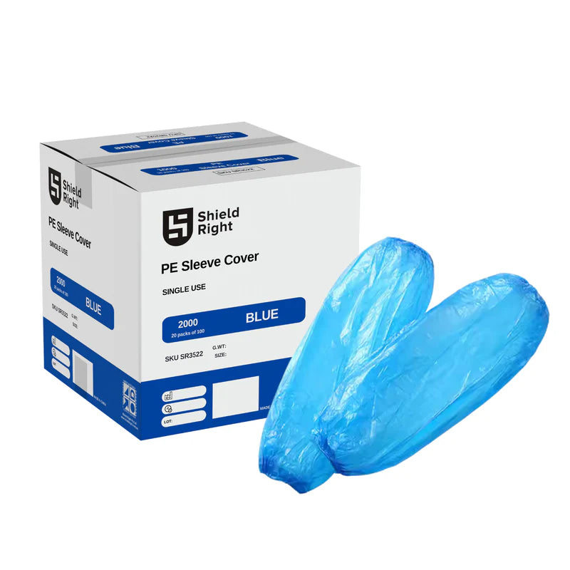 PE Disposable Sleeve Covers White – 2000 Pack