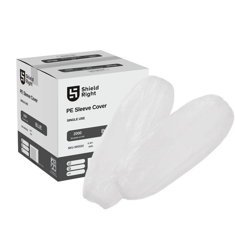 PE Disposable Sleeve Covers White – 2000 Pack