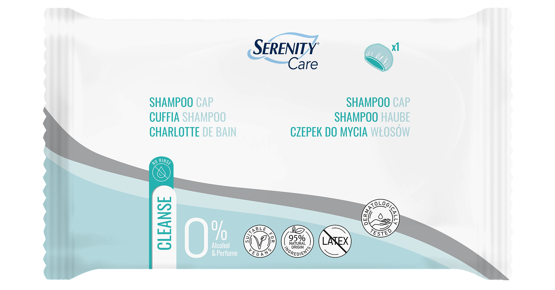 Serenity Care Shampoo & Conditioner Cap