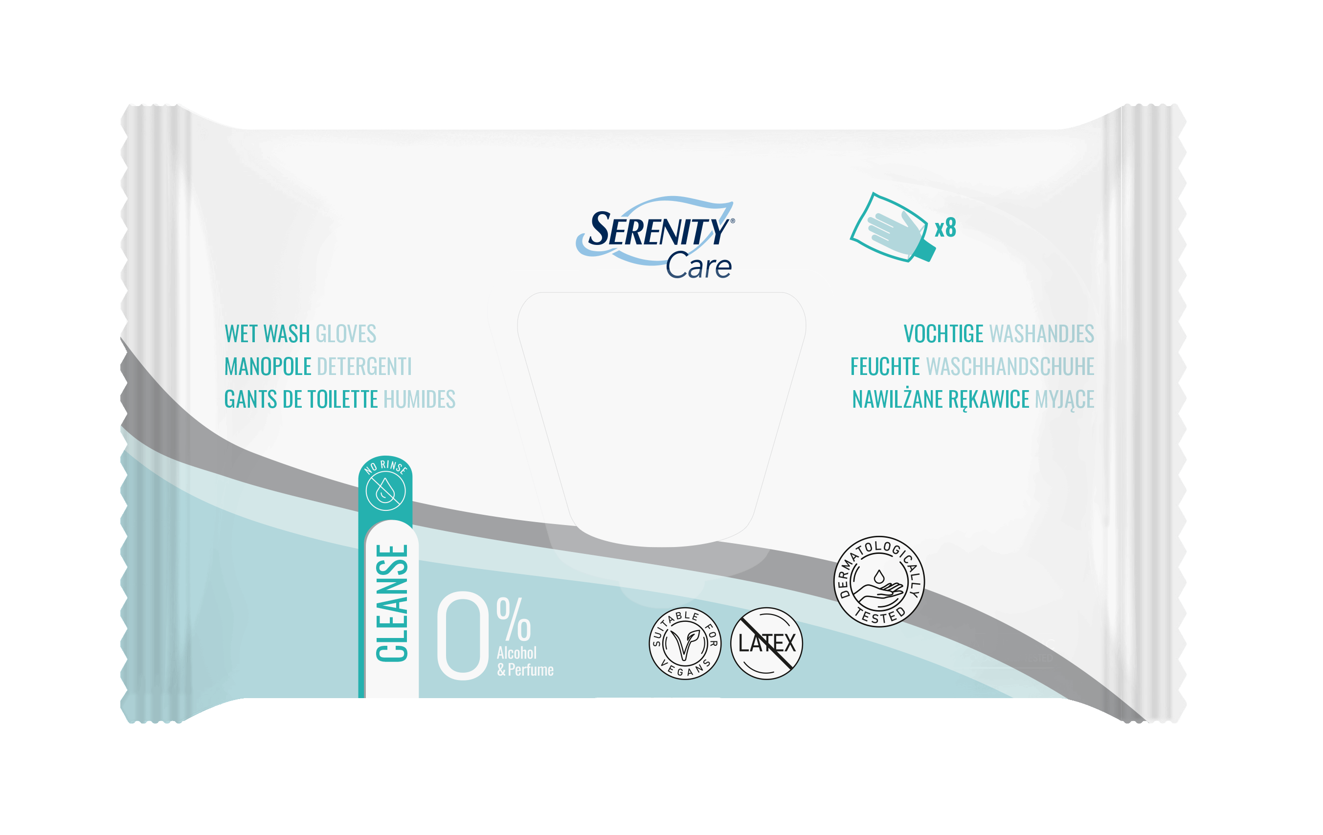 Serenity Care Wet Wash Gloves